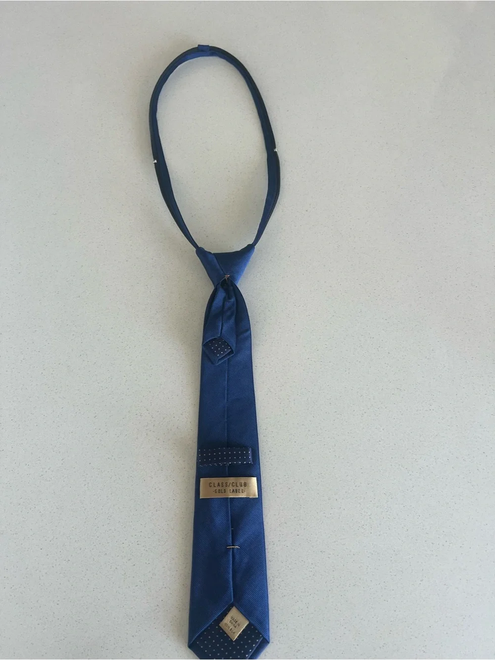 Class Club Solid Navy Pre-Tied Kids Tie